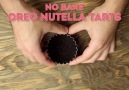 No Bake Oreo Nutella Tarts