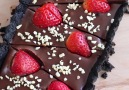 No-Bake Strawberry Chocolate TartFull recipe