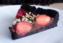 No Bake Strawberry Chocolate Tart Recipe