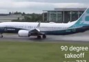 No thanks!!! 737 takes off at NINETY degrees. Yes You read that right.