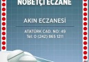14 Ocak Finike Acil şifalar dileriz.