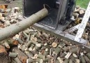 Odun kırma makinesi. Güzel icat