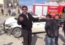 Oğlu kaza yapan babanın evlat sevgisi duygulandırdı