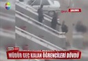 Öğrencilere müdür dayağı!