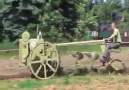 Old Tractor Ploughing..