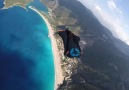 Ölüdeniz'de Wingsuit uçuşu