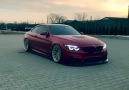 One of a kind Satin Red Wrapped BMW M4