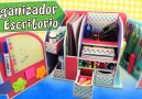 ORGANIZADOR DE ESCRITORIO en carton