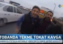 Otobanda tekme tokat kavga böyle kaydedildi (İstanbul TEM otoyolu)