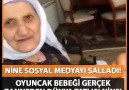 Oyuncak bebeği gerçek zanneden nine izleyenleri güldürdü.