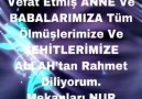 Özel Güzel - Mübarek CUMAAkşamı Hürmetine..Ahirete...