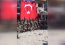 Özel Harekat Yüksekova'da marş okuyup tekbir getirdi