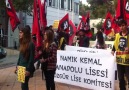 Özgür Lise Kurultayına Polis Barikatı