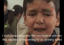 Palestinian child Message to the World