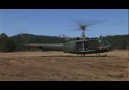 Pancho's Huey '961 - Vietnam Huey Helicopter Taking Off, Flyin...