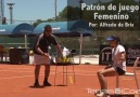 Patterns of Play Specifically for Women's Tennis - Patron de juego exitoso para el tenis femenino