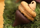 Peanut Butter-Chocolate Acorns