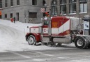 Peterbilt in the snow - Best Truck Videos