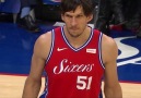 Philly gave Boban a standing ovation for his 1st game with the 76ers
