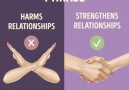 Phrases that harm and strengthen relationships