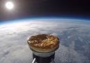 Pie sent into space