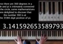 Pi sayısını piyanoda çalarsak bakın nasıl bir melodi çıkıyor