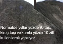 Plastik atıklardan yol yapıldı