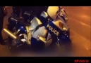 Police officer make a Hayabusa wheelie (HD)