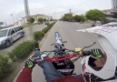 police vs stunt rider