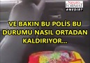 POLİS ÇOK TEHLİKELİ BU DURUMU BAKIN NASIL ORTADAN KALDIRIYOR...