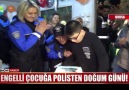 Polis önce ceza sonra pasta kesti