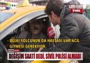 Polis o taksicilerin peşindeydi!