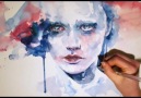 Portrait watercolor - Speed painting