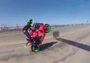 69 position tandem wheelie on a highway