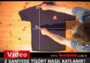 Pratik tişört katlama