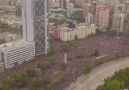 Press TV - Drone footage shows Santiago streets packed with protesters Facebook