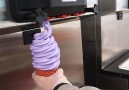 Purple soft serve in NYC