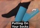 Putting on your socks just got easier