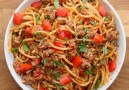 Quick & Easy One-Pot Taco SpaghettiFULL RECIPE