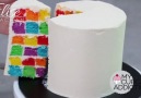 Rainbow Checkerboard Cake