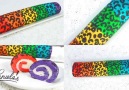 Rainbow Leopard Cake Roll