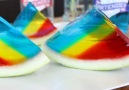 Rainbow Watermelon Vodka Jello Shots