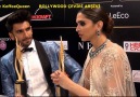 Ranveer Singh and Deepika Padukone together at IIFA 2016 Award...