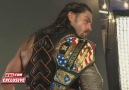 RAW EXCLUSIVE: Roman Reigns with the US Title