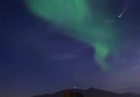 Realtime footage of falling stars and slow motion aurora - Make a wish