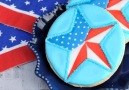 Red, White & Blue Cookies