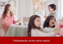 Reklamlarda verilen anne tepkisi/Gerçek hayatta verilen anne tepk