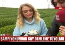 Resmi olarak Türkiyede en iyi çayı o demliyor..