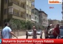 Reyhanlı'da Şüpheli Paket Fünyeyle Patlatıldı.