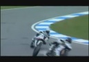 Rider lost a wheel during the race! funny